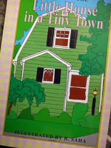 That's a drawing of my little house. I live near an area called 'Tiny Town' - trust me, it all makes sense.